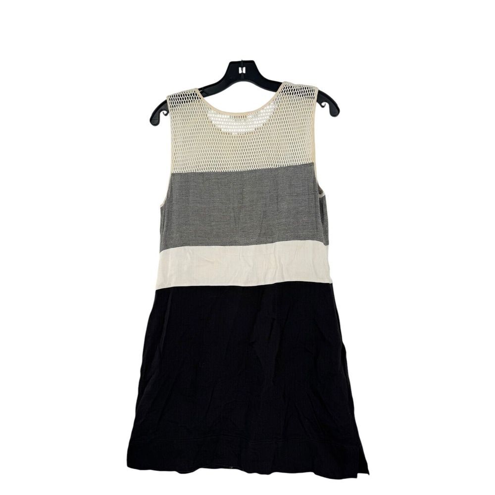 L'Agence Women's Colorblock Mesh Sleeveless Shift Mini Dress Size 6 - Picture 2 of 7
